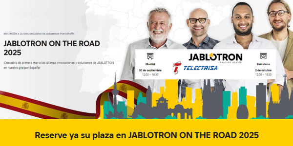 ACOMPÁÑANOS EN EL ROADSHOW DE JABLOTRON POR ESPAÑA