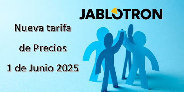 NUEVA TARIFA DE PRECIOS JABLOTRON  JUNIO 2025
